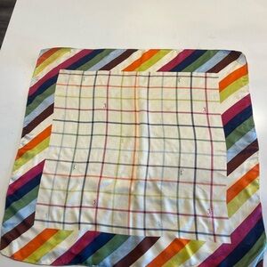 Coach Multicolor Striped Scarf